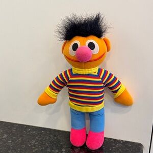 Vintage 1980s Playskool Ernie Plush Doll: Sesame Street Collectible